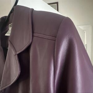 Xhilaration Women's Purple Leather Jacket